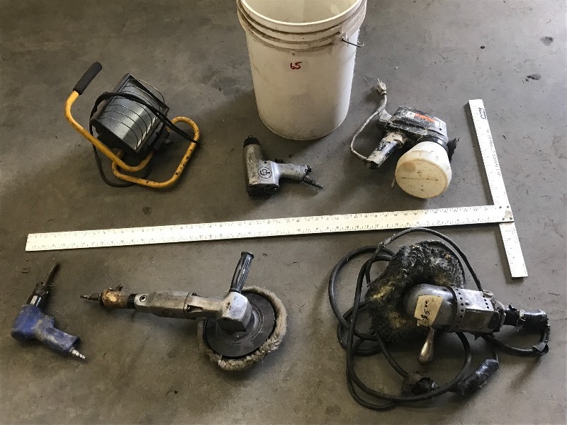lot 65 image: Lot Of Assorted Power Tools, T-Squ...
