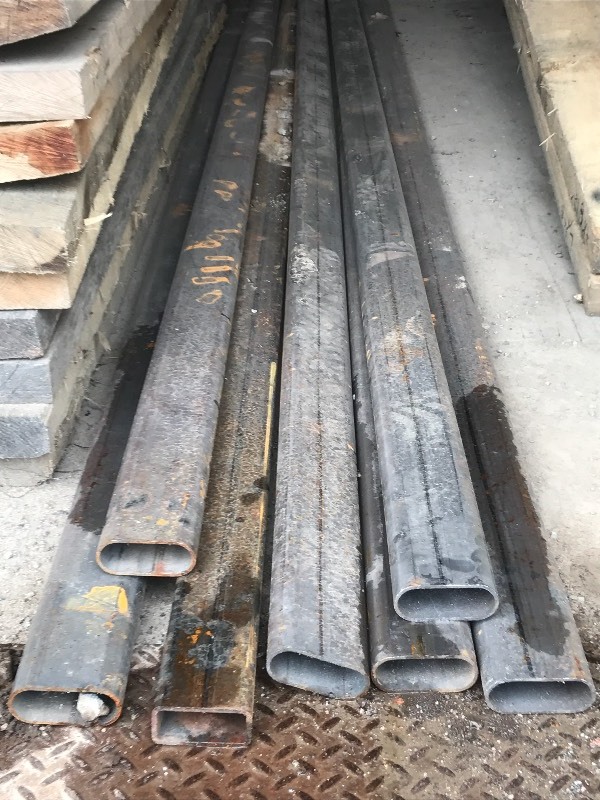 lot 1 image: Lot Of (7) Unused Oval-Tube Stock S...