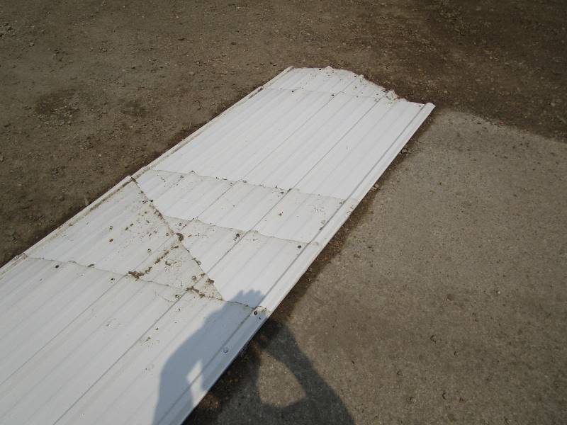 14 Sheets of Corrugated Steel Roofing