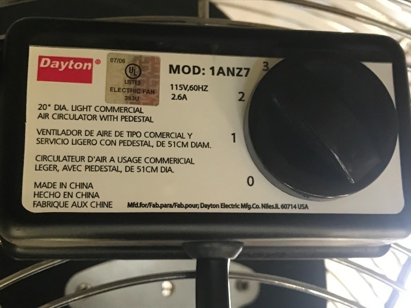 Dayton Floor Fan