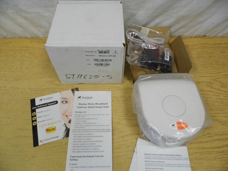 lot 82 image: New Ruckus Gateway Broadband