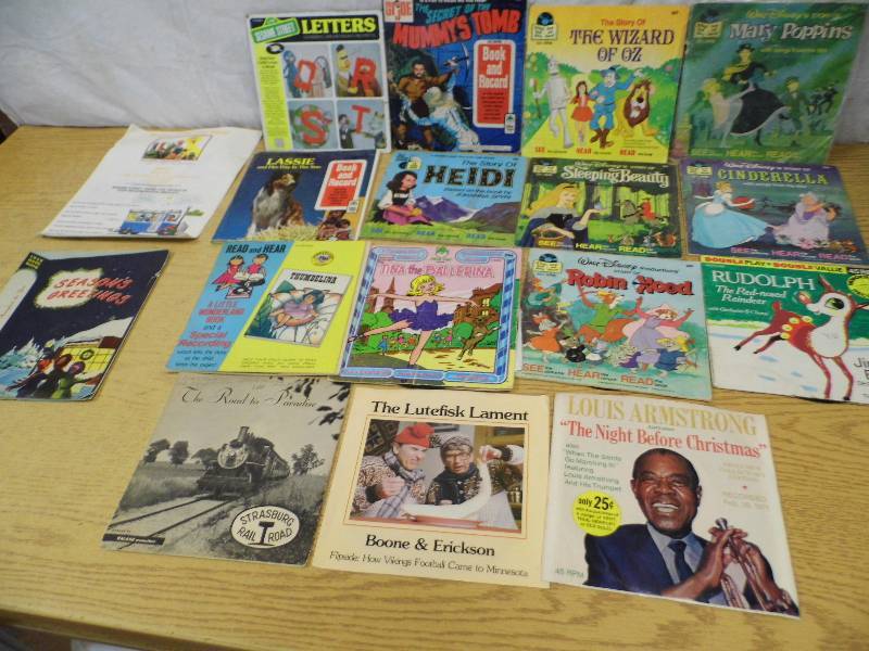 lot 126 image: Lot of 45 Read Along Books