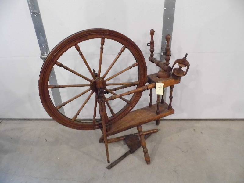 lot 158 image: Spinning Wheel