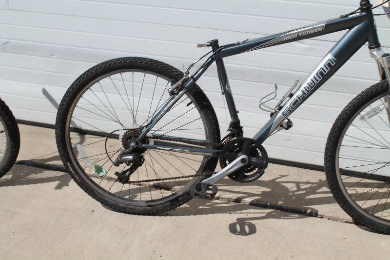 lot 20 image: Schwinn Brand Bicycle Model High Timber Tire Size 26 No Seat For This Bicycle
