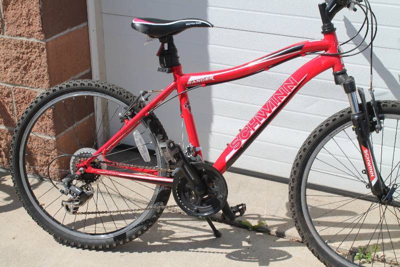 lot 26 image: Schwinn Brand Bicycle Model Ranger 24 Tire Size