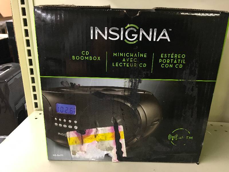 Insignia CD Boombox, Retail $24.99