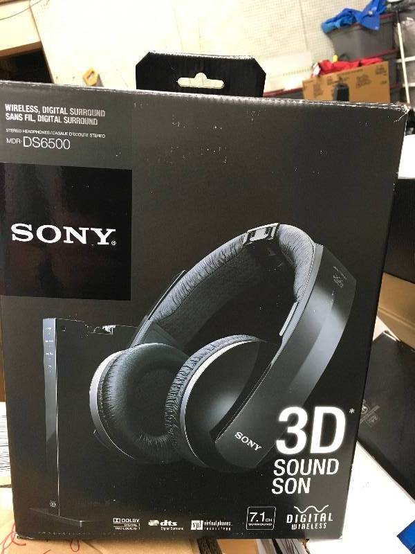 Sony MDRDS65 Headphones, Retail $99.97