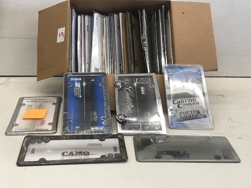 Large Lot Of Assorted New License P...