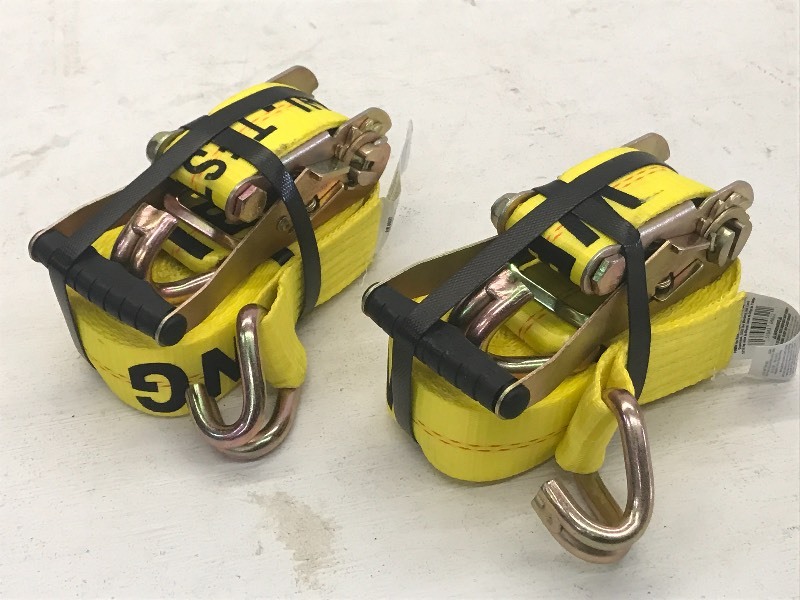 (2) New Keeper 2x27ft Ratchet Stra...