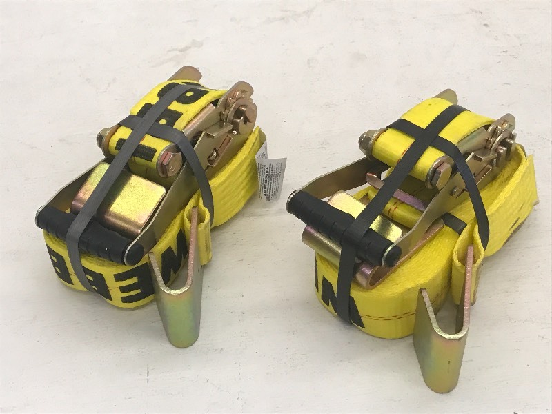(2) New Keeper 2x27ft Ratchet Stra...