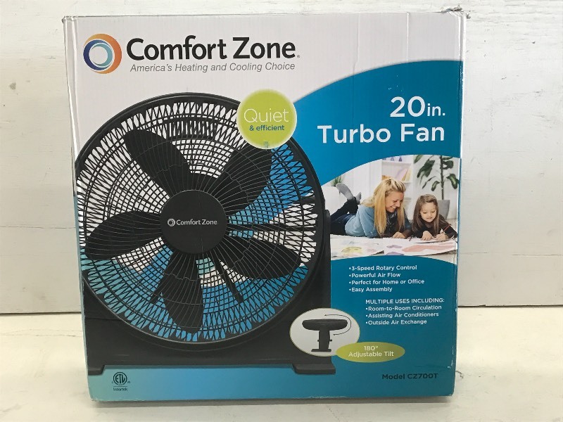 New Comfort Zone 115Volt 3-Speed 20...