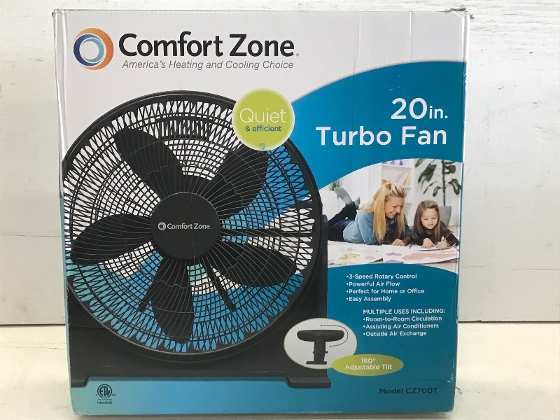 New Comfort Zone 115Volt 3-Speed 20...
