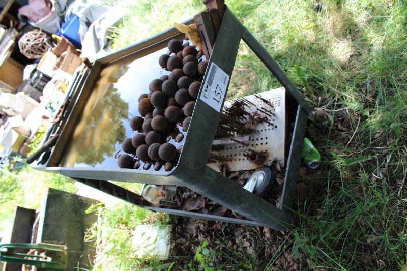 Drill Bits, Large Metal Balls, Misc. Scrap