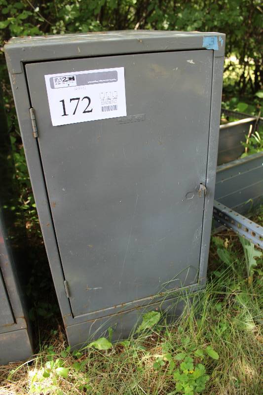 1-Door 2-Shelf Metal Storage Cabinet