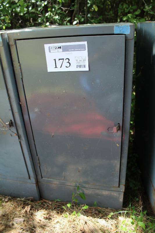 1-Door 2-Shelf Metal Storage Cabinet