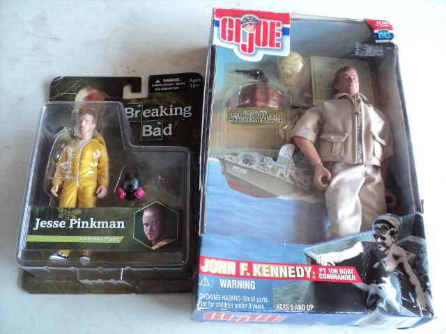 lot 19 image: GI Joe and Breaking Bad collectible...