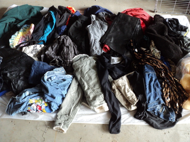 lot 46 image: huge box of womens clothing - most...