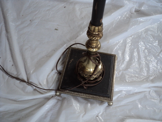 lot 69 image: vintage floor lamps...