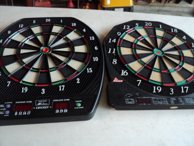lot 84 image: 2 dart boards...
