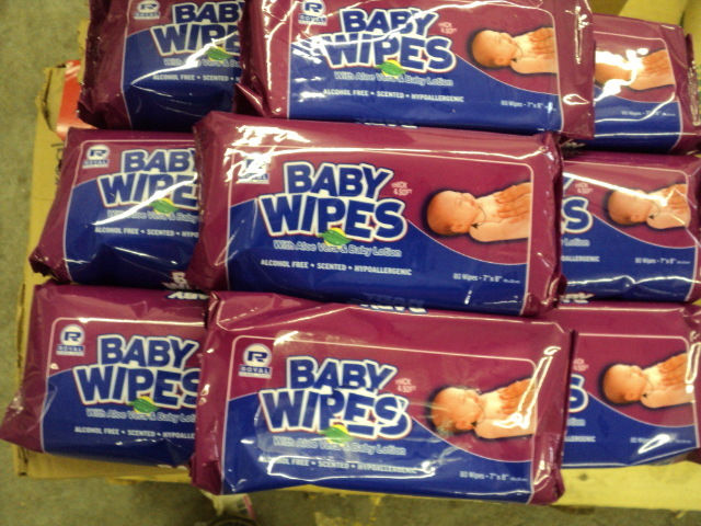 lot 105 image: 9 packages baby wipes - 80 wipes pe...