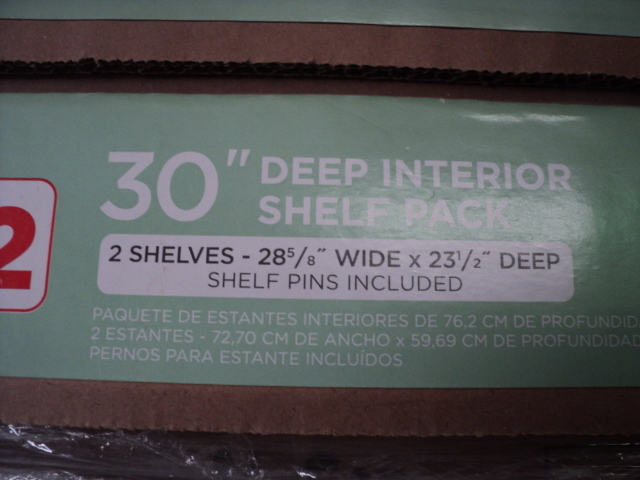 lot 113 image: 11 boxes of 2 modified shelves each...