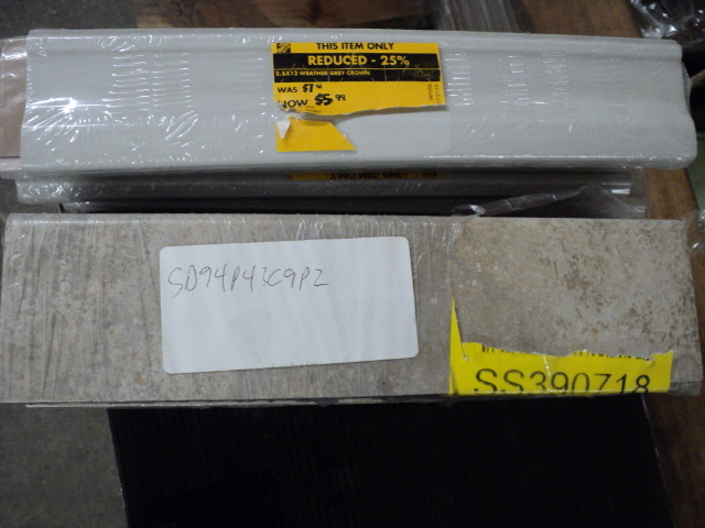 lot 197 image: 2 styles of edge tiles...