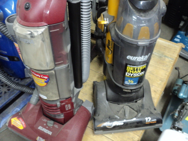 lot 205 image: 2 vacuum cleaners - both Eureka - b...