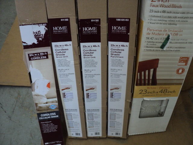 lot 241 image: 5 blinds 23x48...