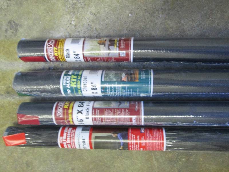 Lot of 4 Assorted 36x84 Screens...