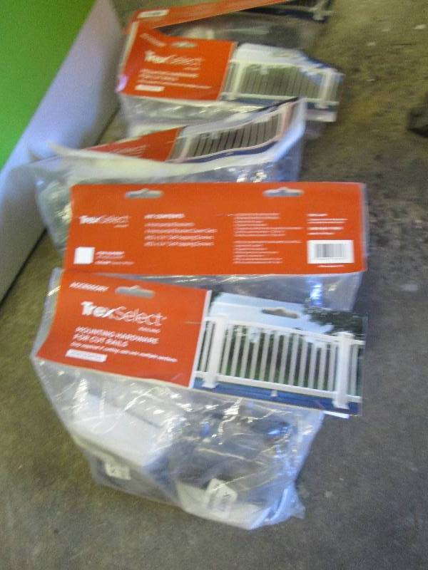 Lot of 5 Trex Select White Railing ...