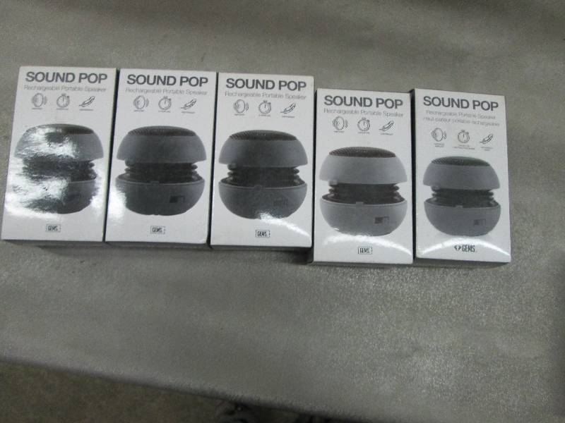 Lot of 5 Sound Pop Rechargeable Por...