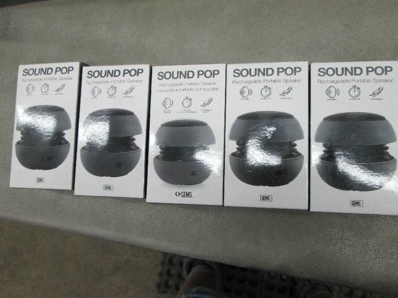 Lot of 5 Sound Pop Rechargeable Por...