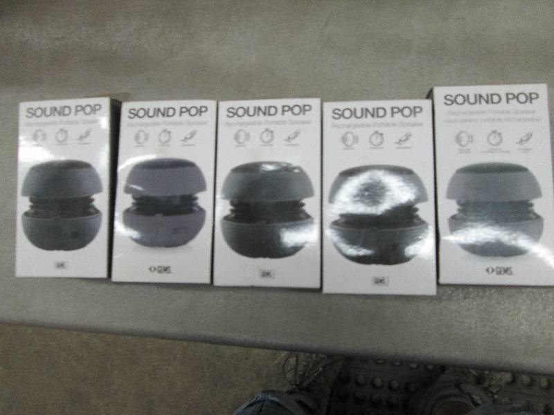 Lot of 5 Sound Pop Rechargeable Por...