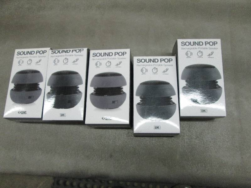 Lot of 5 Sound Pop Rechargeable Por...