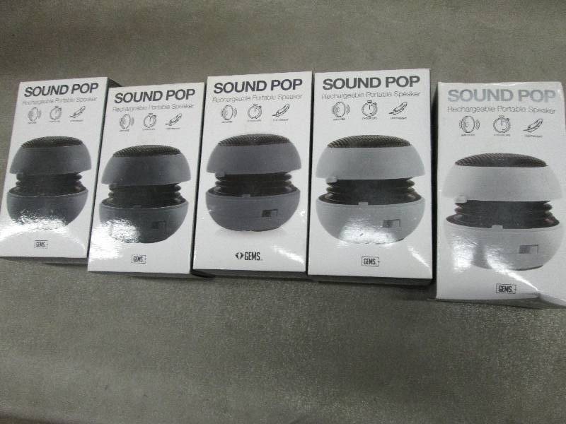 Lot of 5 Sound Pop Rechargeable Por...