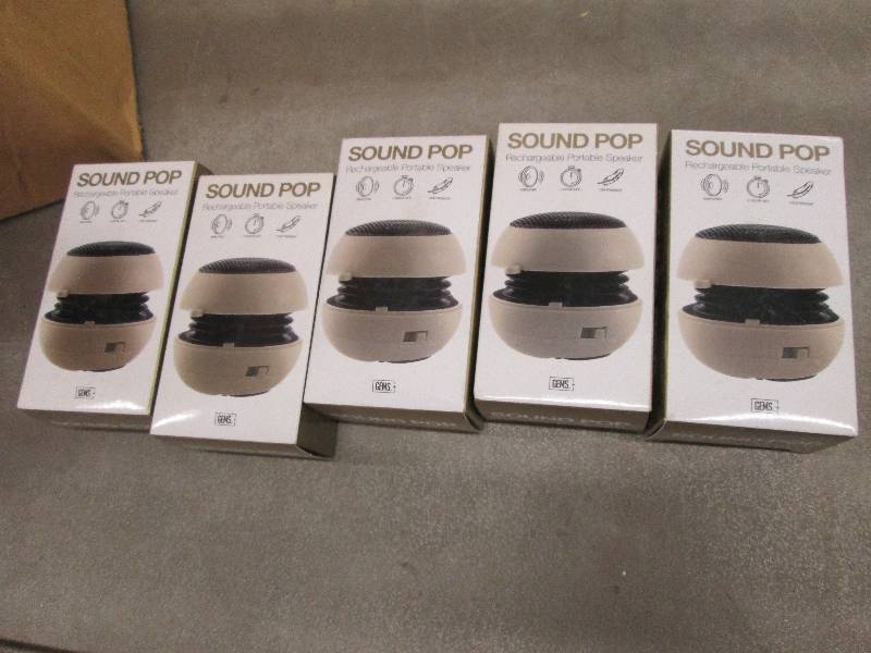 Lot of 5 Sound Pop Rechargeable Por...