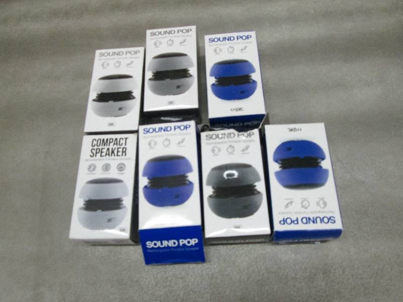 Lot of 7 Sound Pop Rechargeable Por...