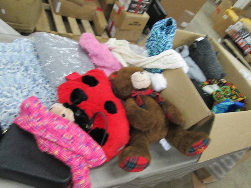 Mixed Lot Plush, Scarves, Crochete...