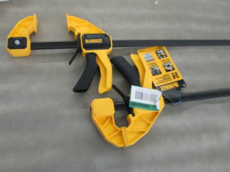 Dewalt 24 & 36 inch Trigger Clamps...