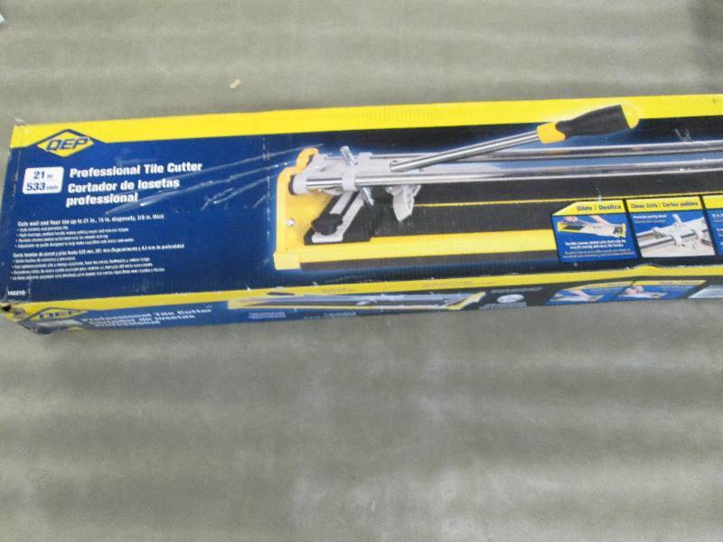 QEP 21 in. Ceramic Tile Cutter open...