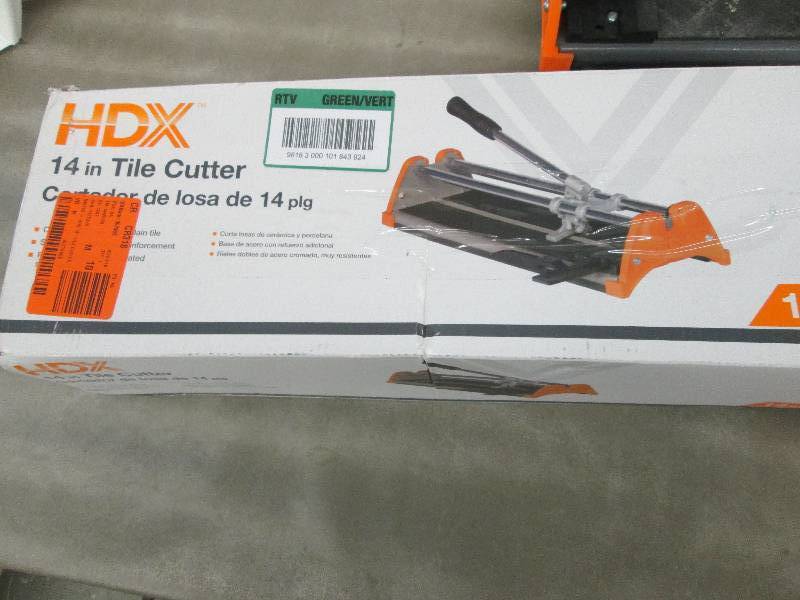 HDX 14 in. Rip Ceramic Tile Cutter ...