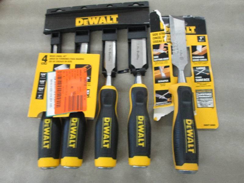Dewalt 4 pc wood Chisel Set plus ex...