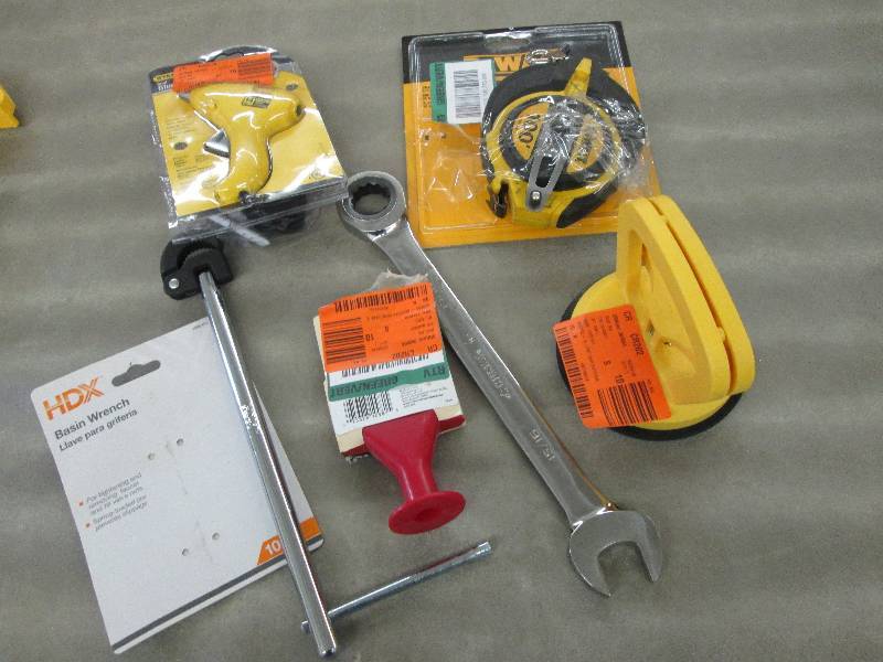 Basin Wrench, Glue Gun, Measure, Wr...