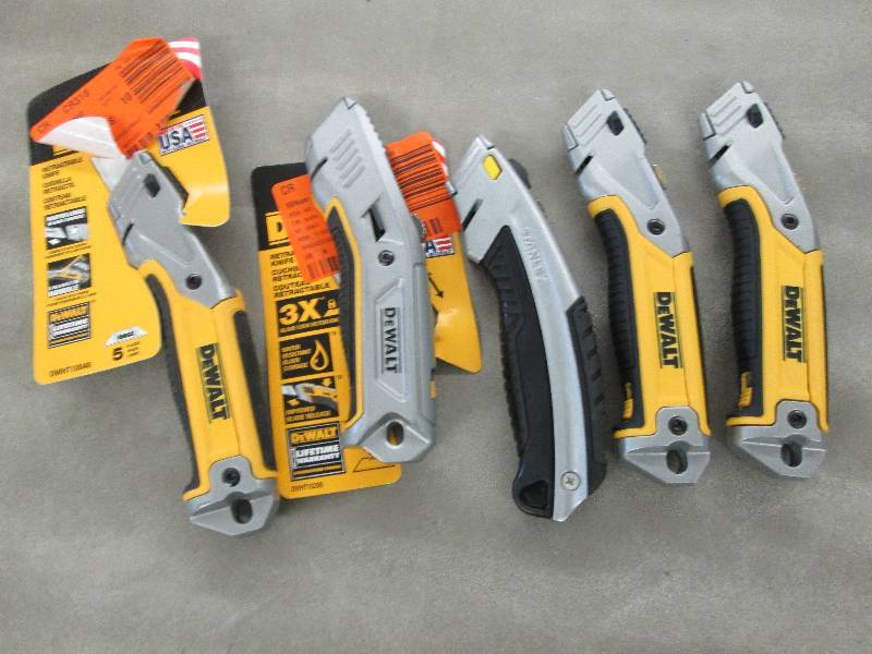 Lot of 5 Assorted Utility Knives...