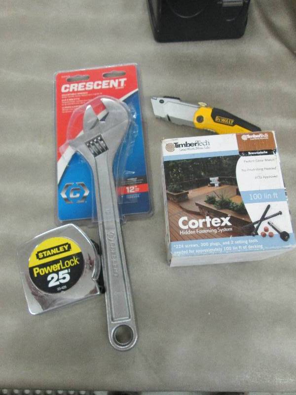 12 inch Crescent Wrench, Utility Kn...