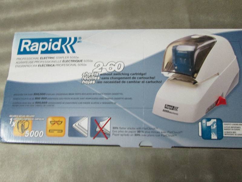 Rapid HD Flat Clinch Stapler 50 she...