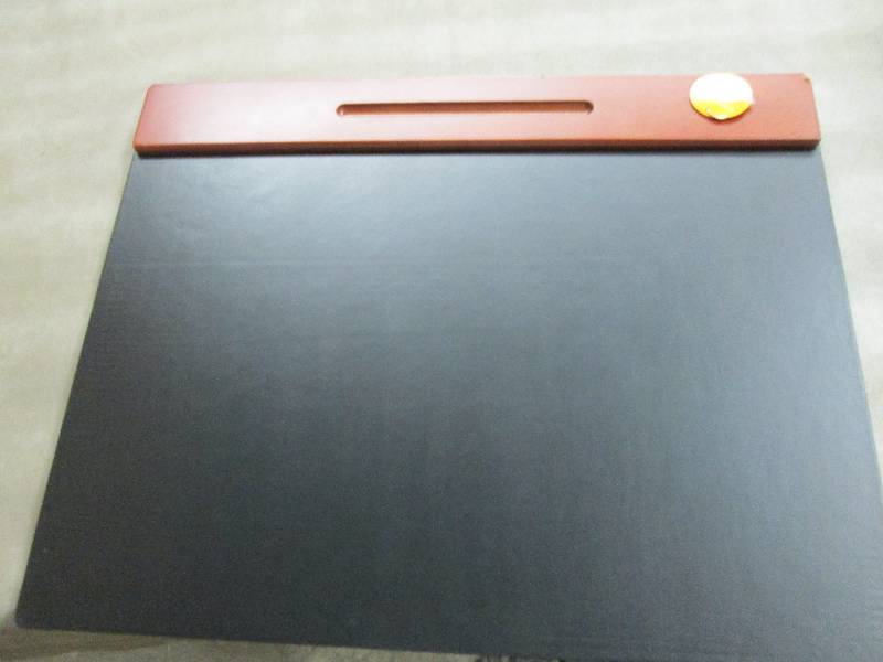 Rolodex Wood Tone Desk Pad Mahogany...