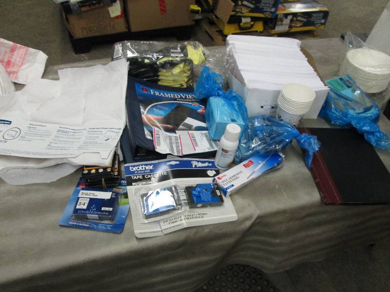 12 pr Ansell Gloves, #10 envelopes,...