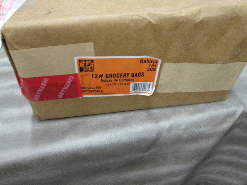 12# Paper Bags 500pk Retail $68.49...