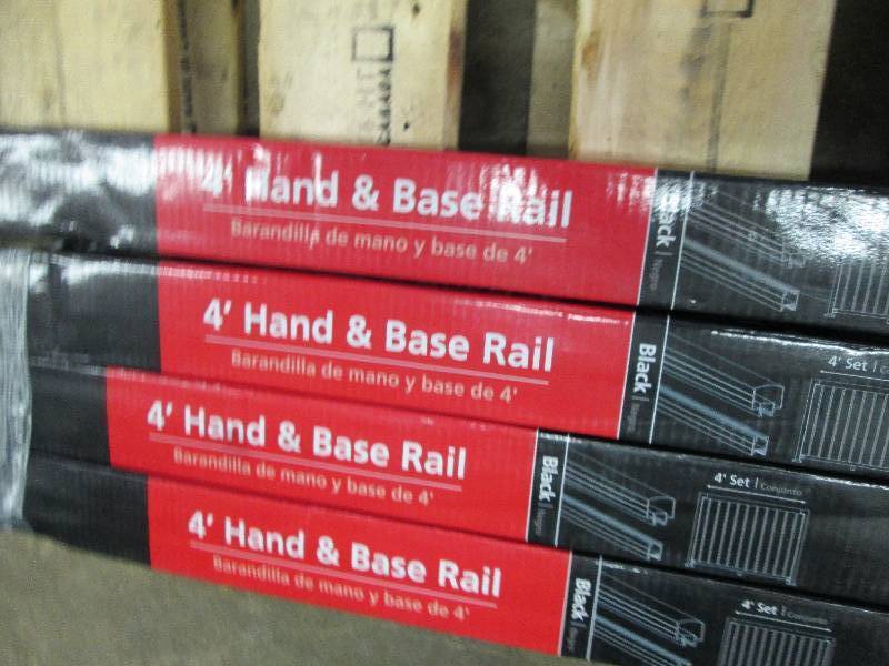 Lot of 4 Peak Aluminum Railing  4 f...
